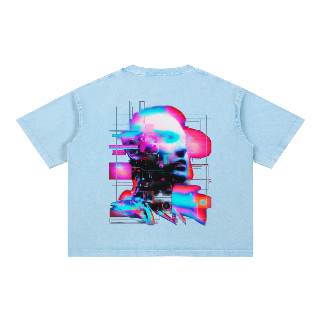 Mineral Wash Boxy Cotton T-Shirt