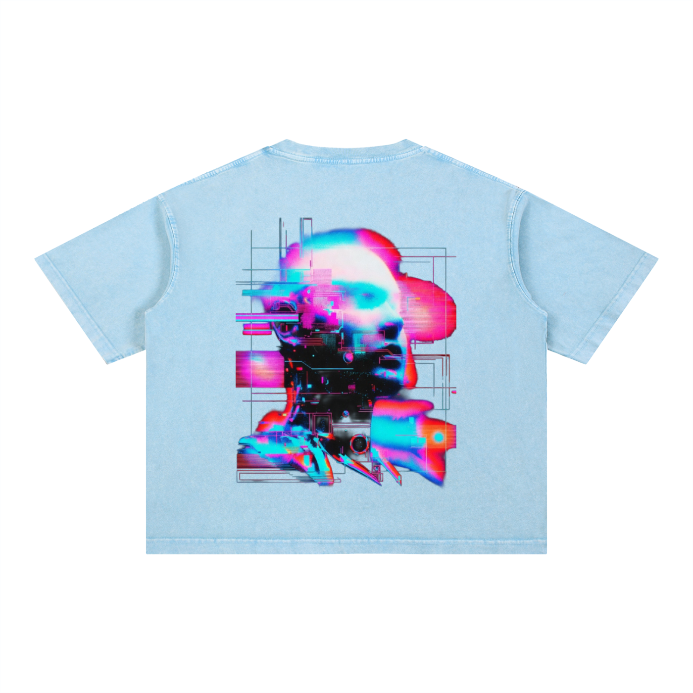 Mineral Wash Boxy Cotton T-Shirt