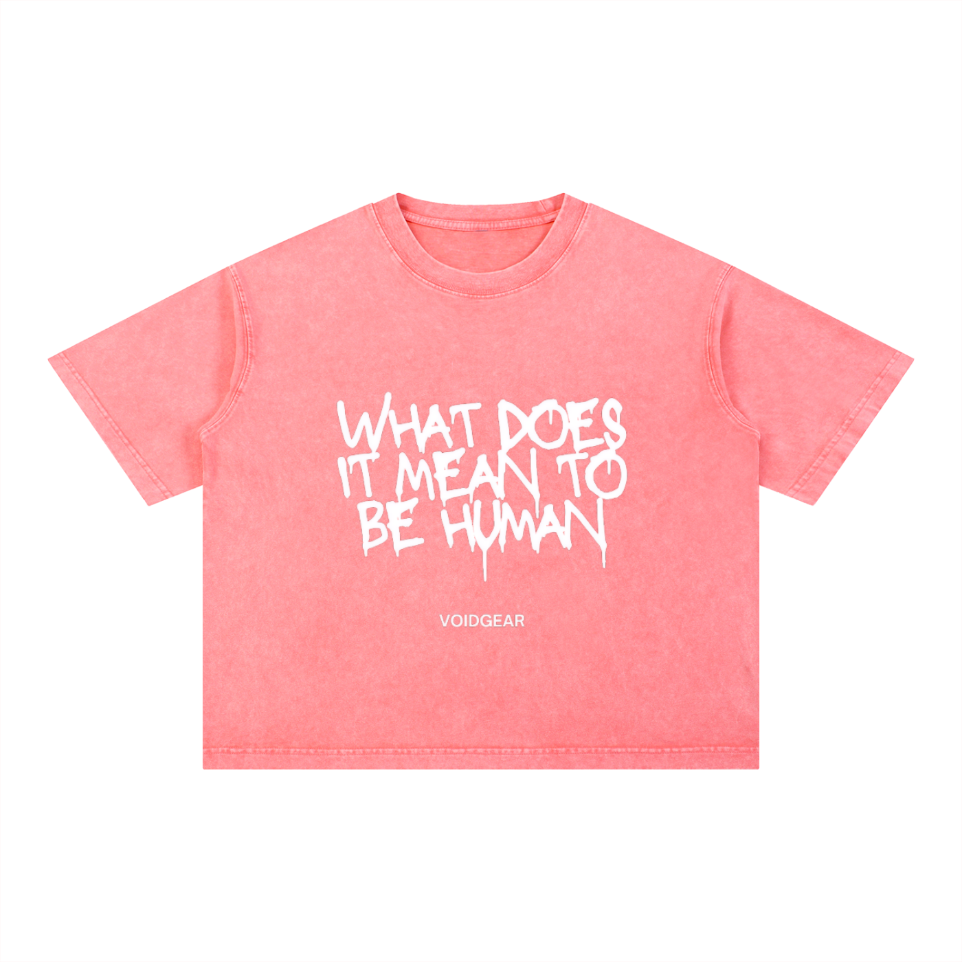 Mineral Wash Boxy Cotton T-Shirt