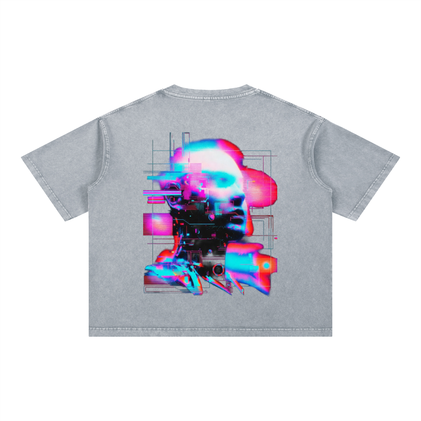 Mineral Wash Boxy Cotton T-Shirt