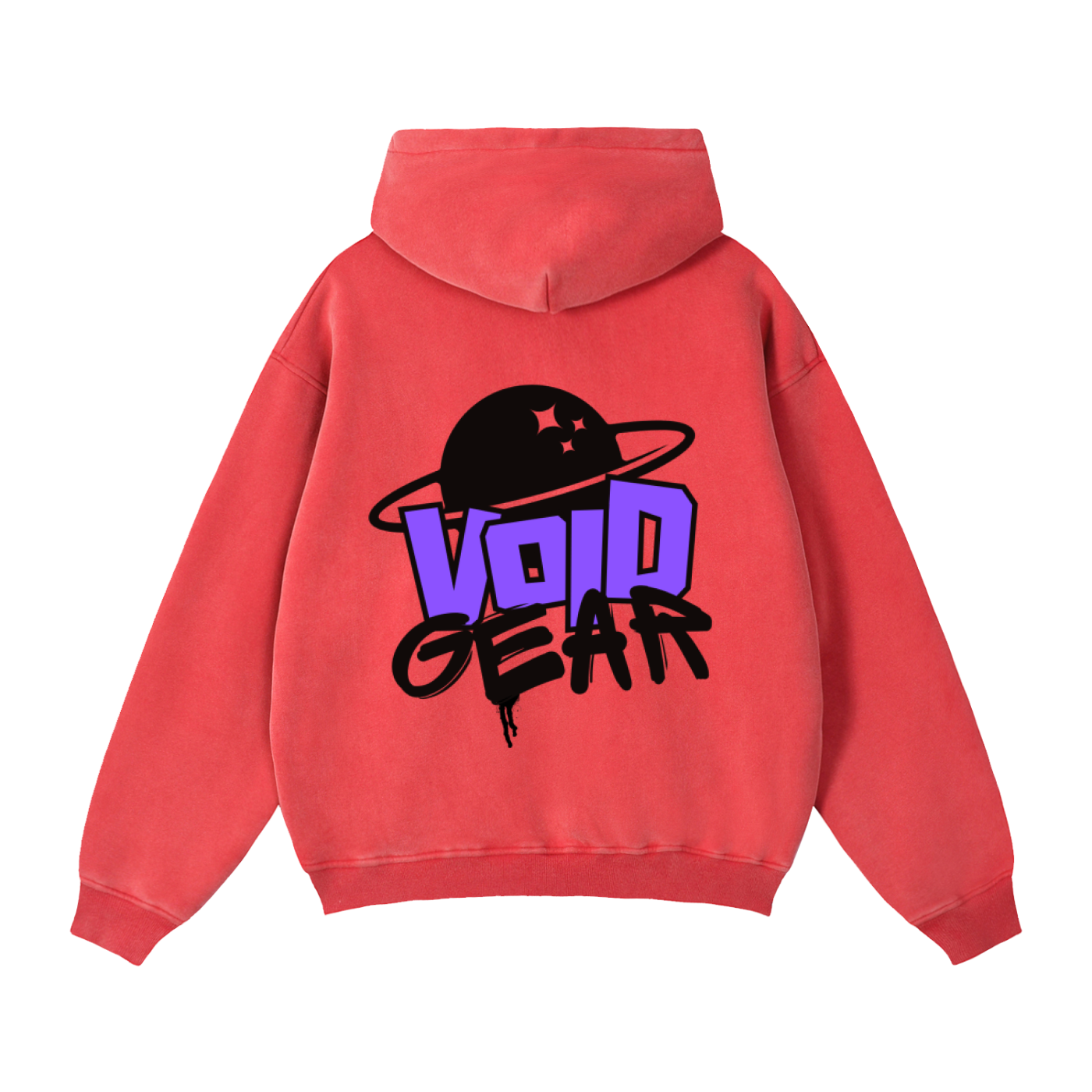 Zip-Through Boxy Fleece Hoodie