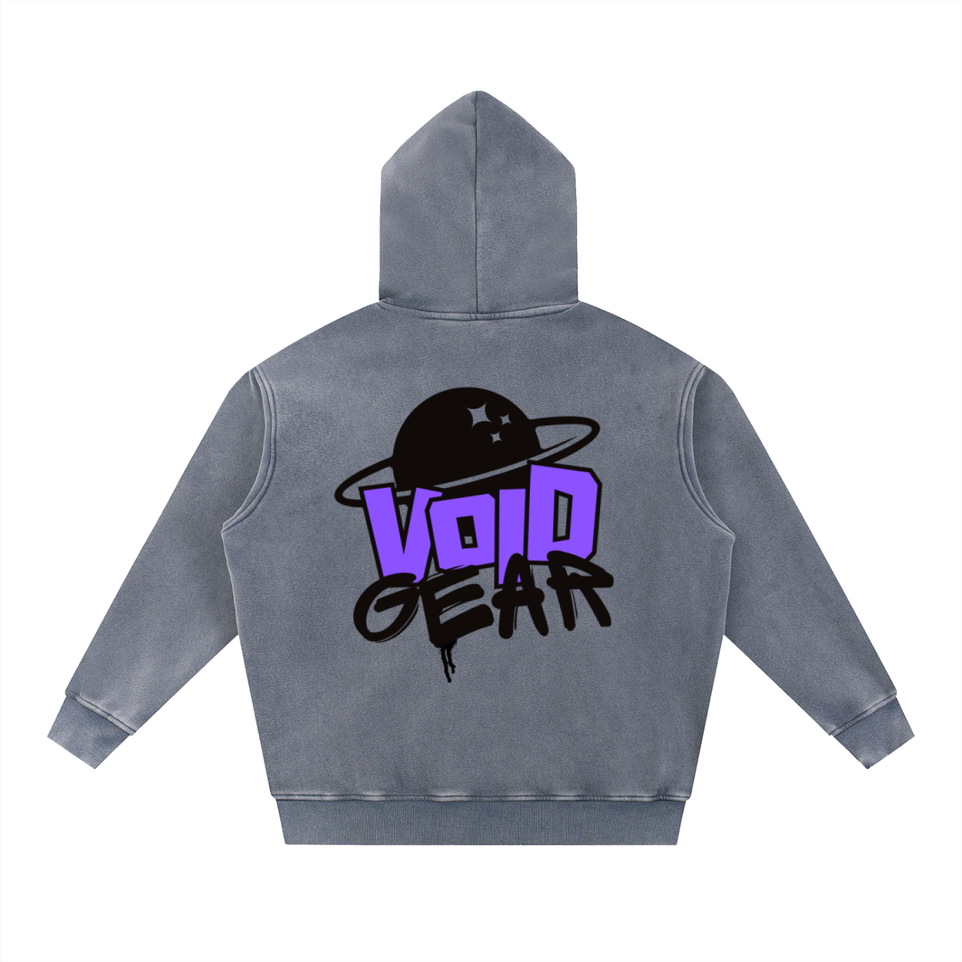 Void Gear Snow Wash Fleece Oversize Hoodie