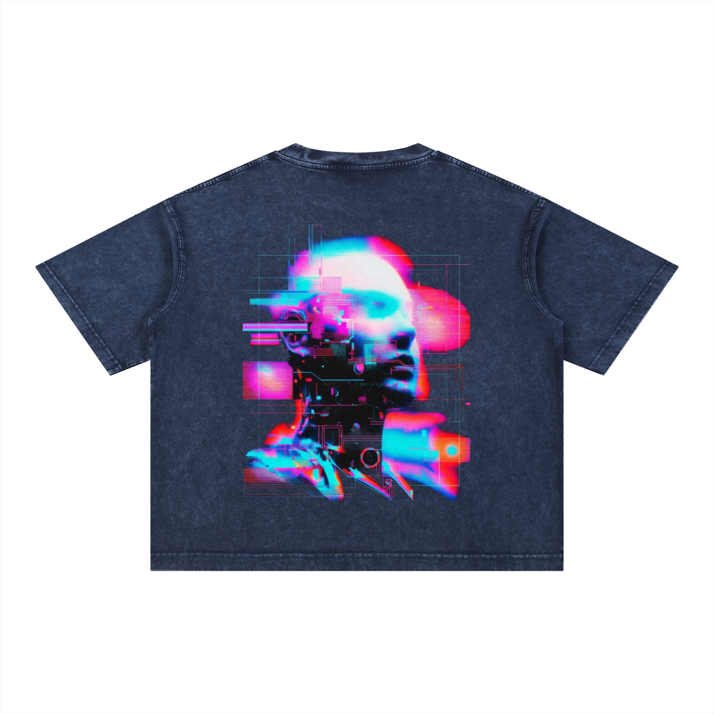 Mineral Wash Boxy Cotton T-Shirt