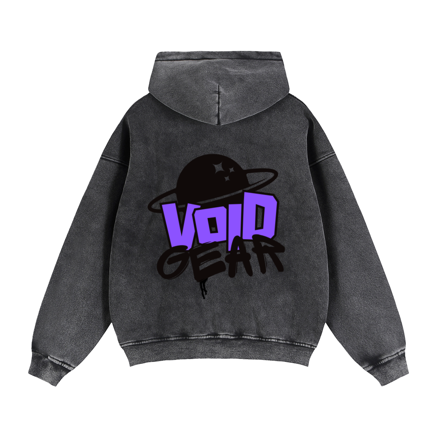 Zip-Through Boxy Fleece Hoodie