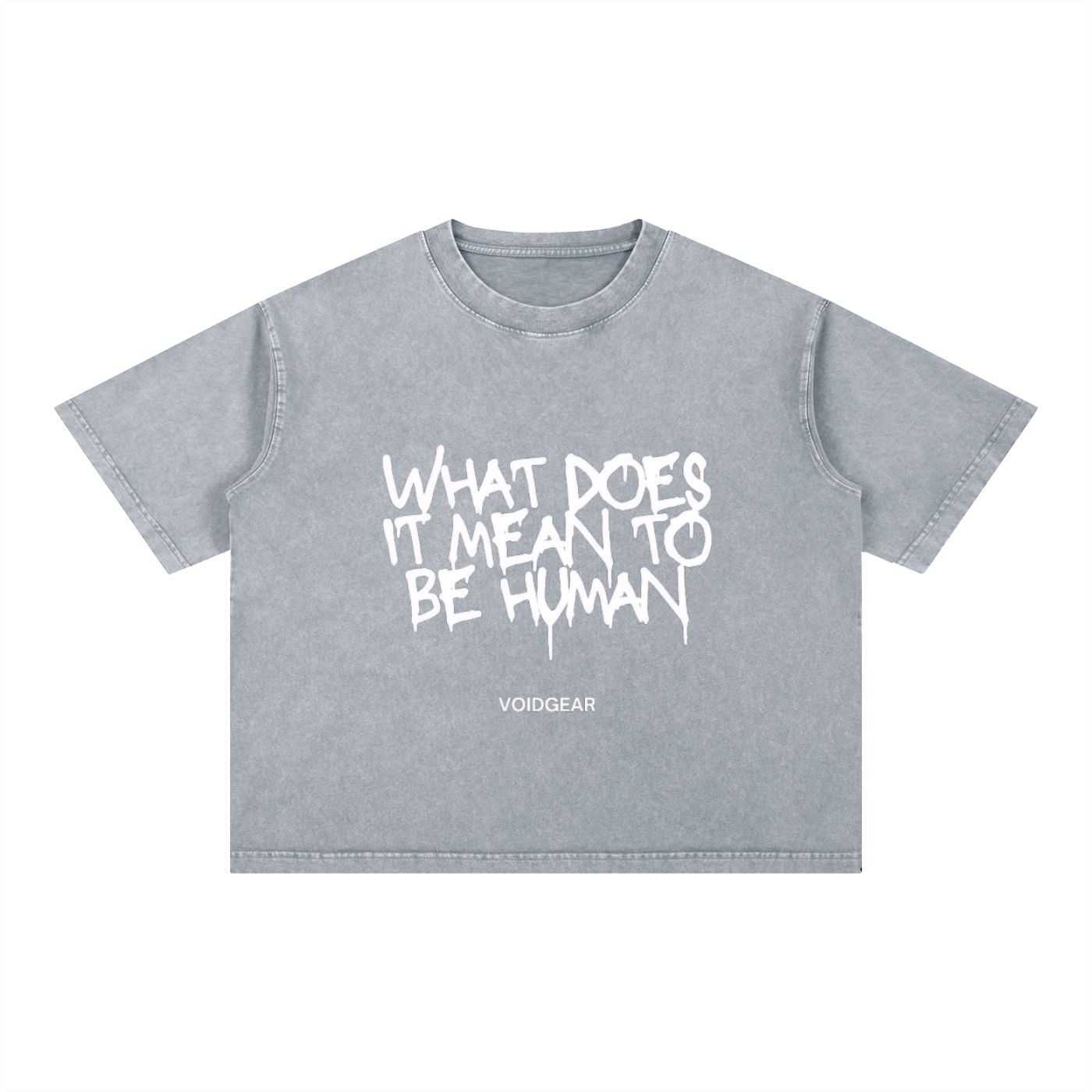 Mineral Wash Boxy Cotton T-Shirt