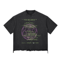 Snow Wash Raw-Hem Boxy T-shirt