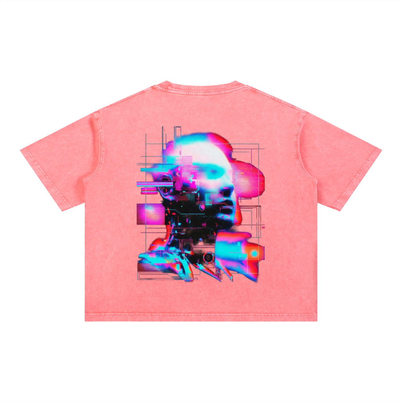 Mineral Wash Boxy Cotton T-Shirt