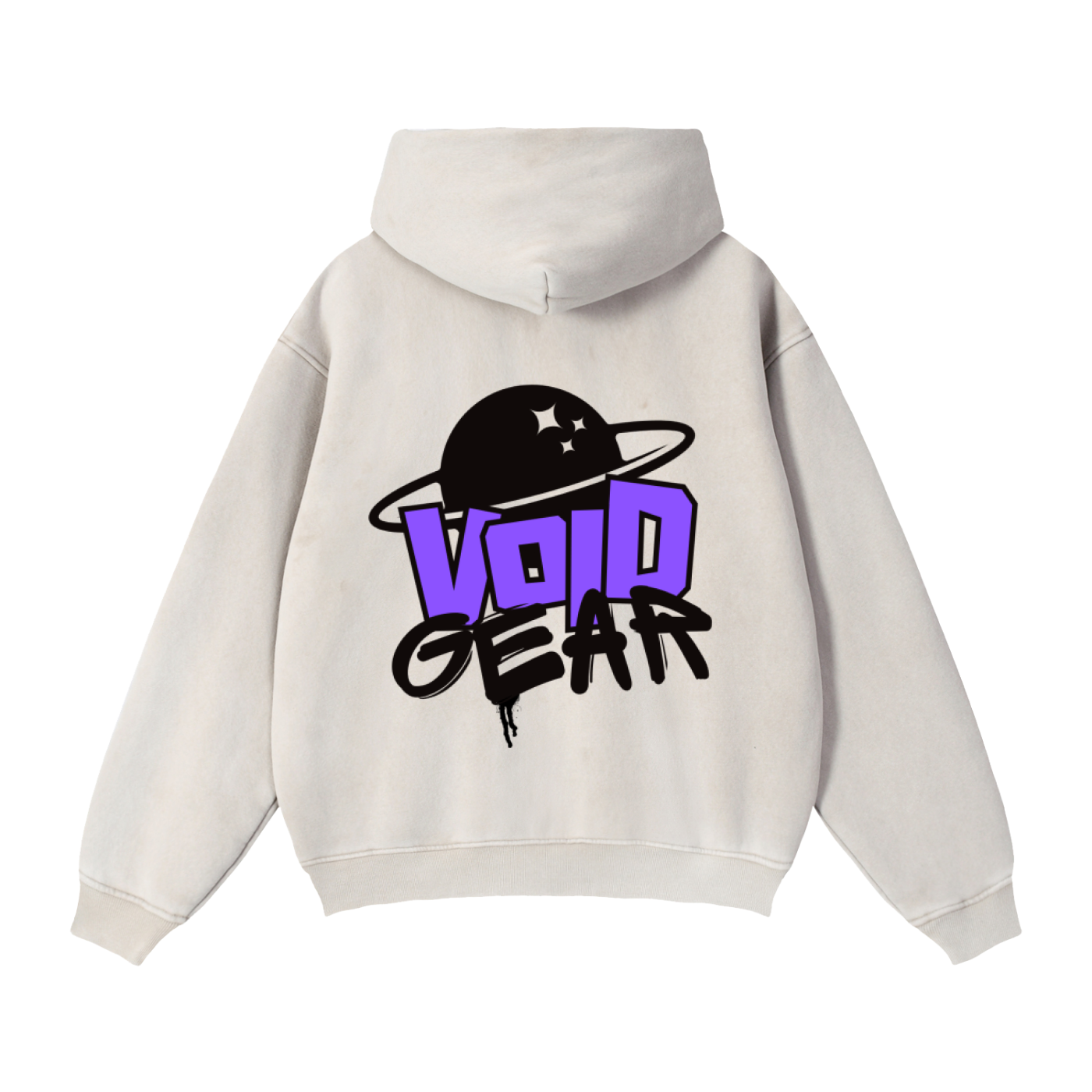 Zip-Through Boxy Fleece Hoodie