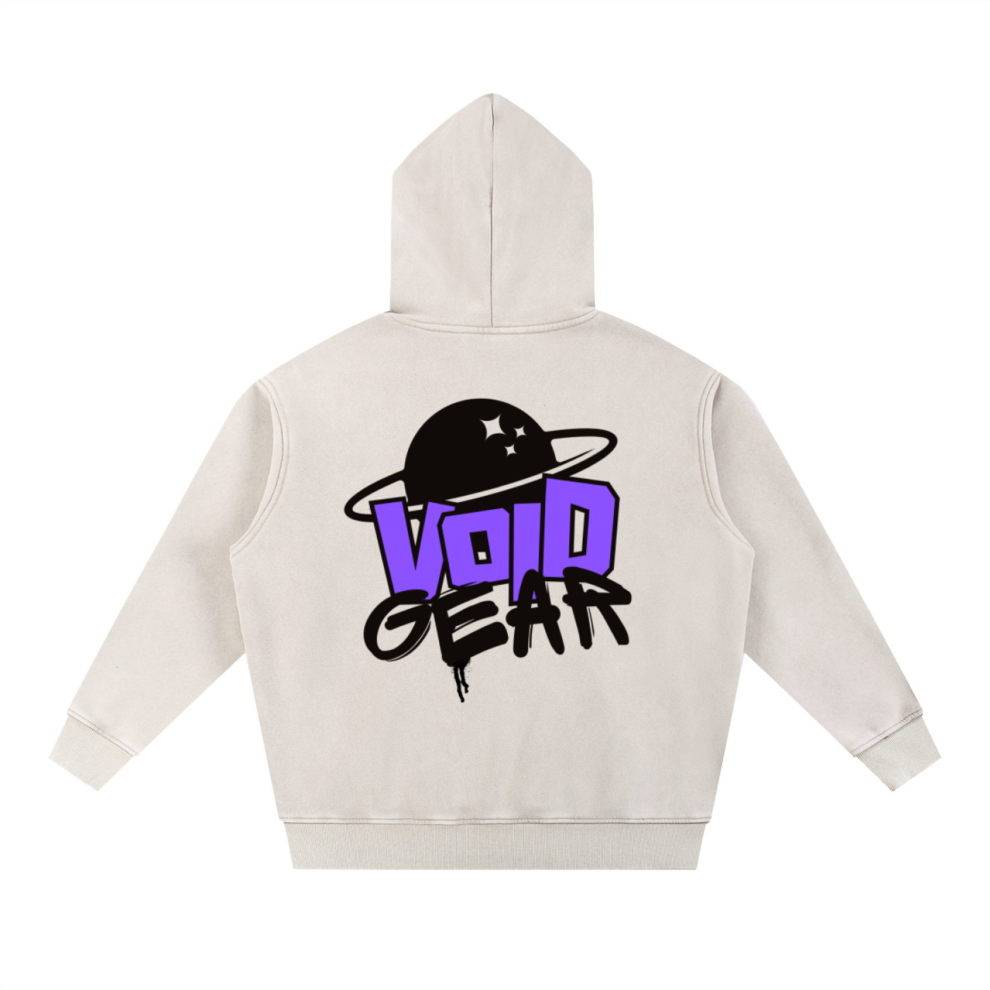 Void Gear Snow Wash Fleece Oversize Hoodie