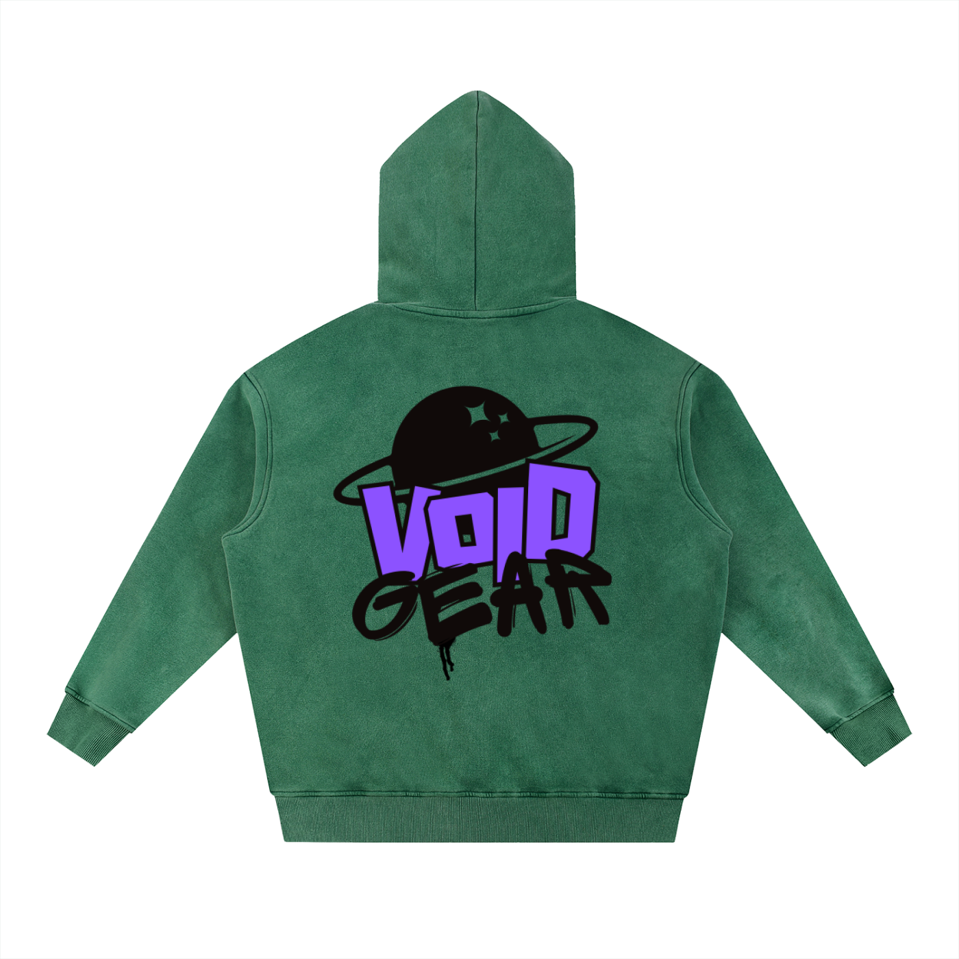 Void Gear Snow Wash Fleece Oversize Hoodie