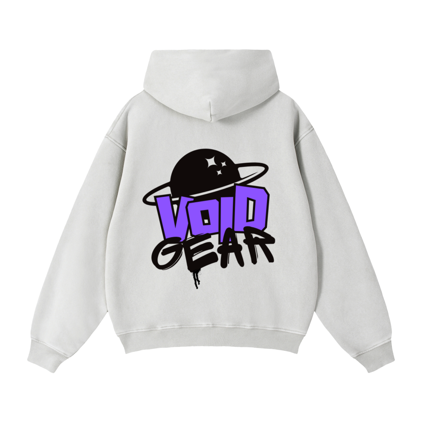 Zip-Through Boxy Fleece Hoodie