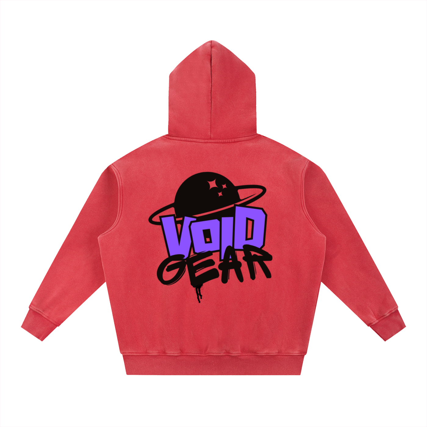 Void Gear Snow Wash Fleece Oversize Hoodie