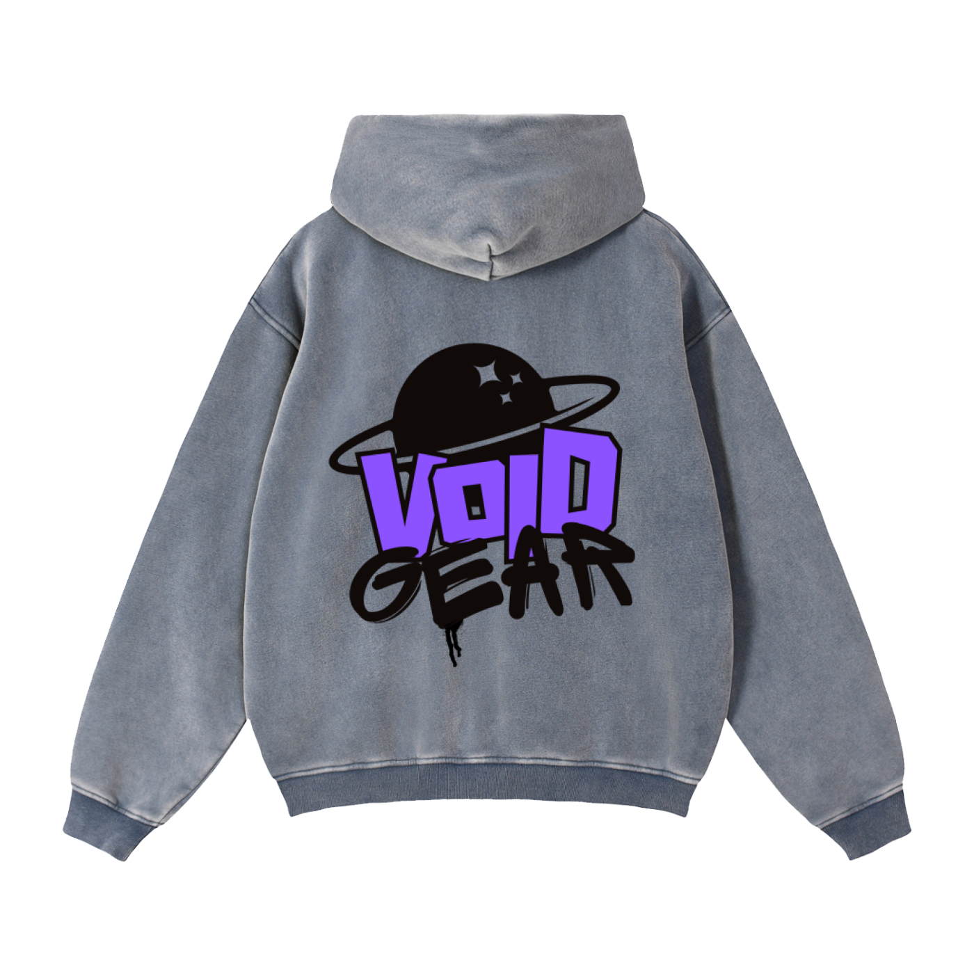 Zip-Through Boxy Fleece Hoodie