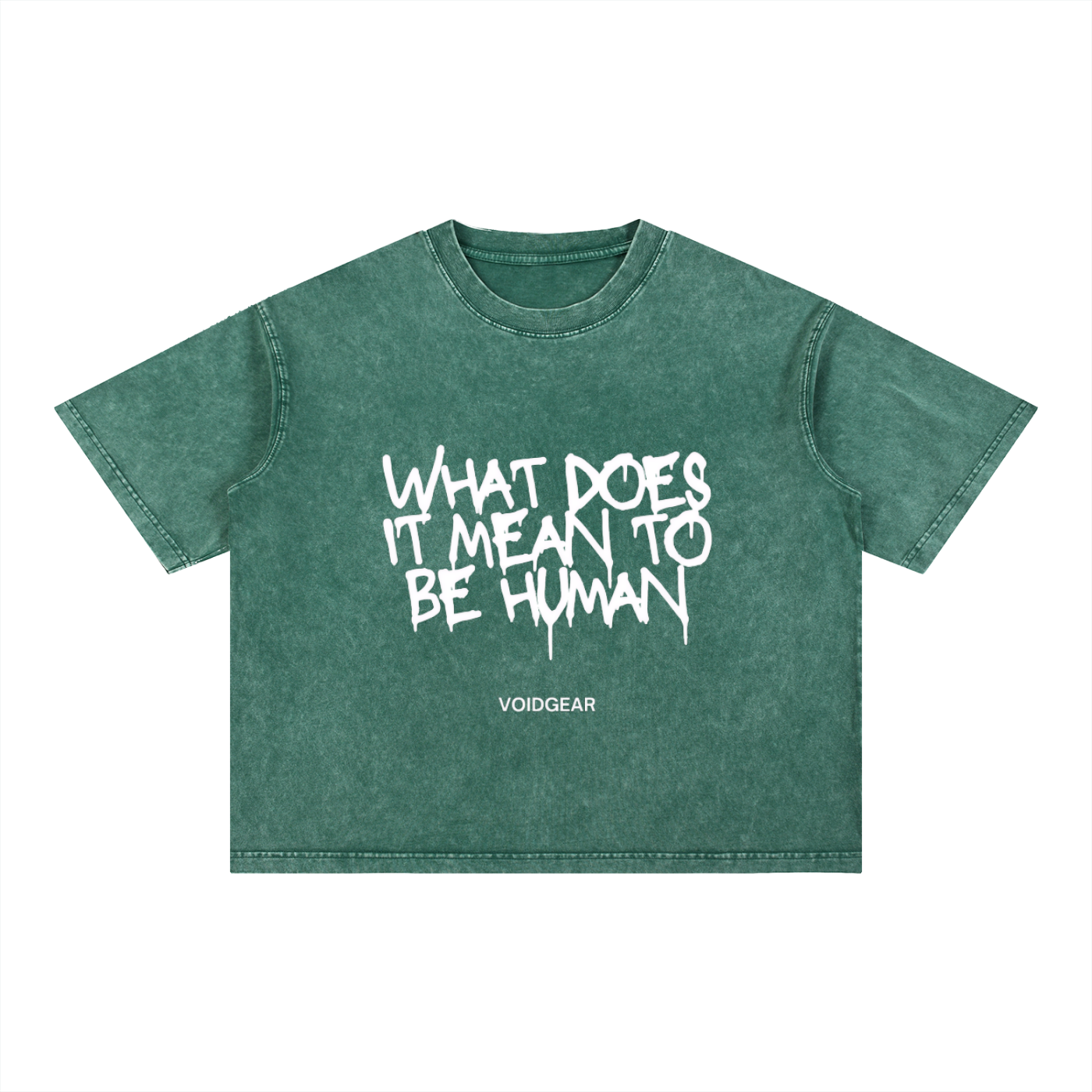 Mineral Wash Boxy Cotton T-Shirt