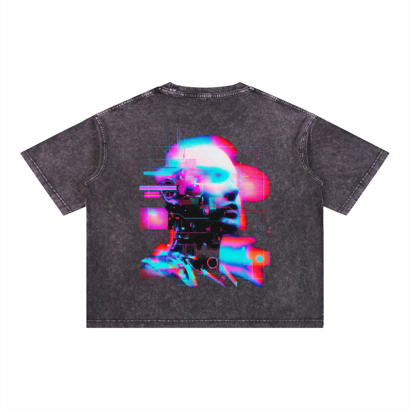 Mineral Wash Boxy Cotton T-Shirt
