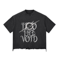 Snow Wash Raw-Hem Boxy T-shirt