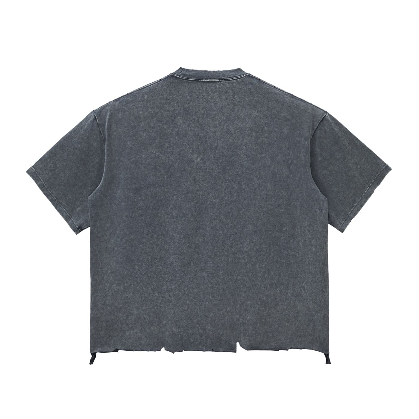 Reality Check Snow Wash Raw-Hem Boxy T-shirt