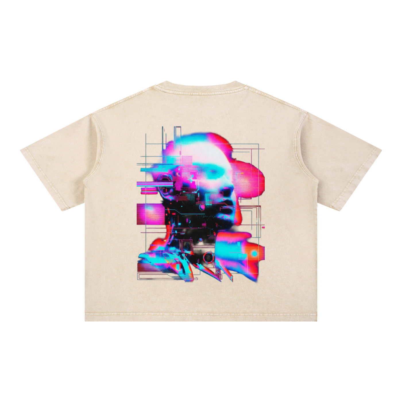 Mineral Wash Boxy Cotton T-Shirt