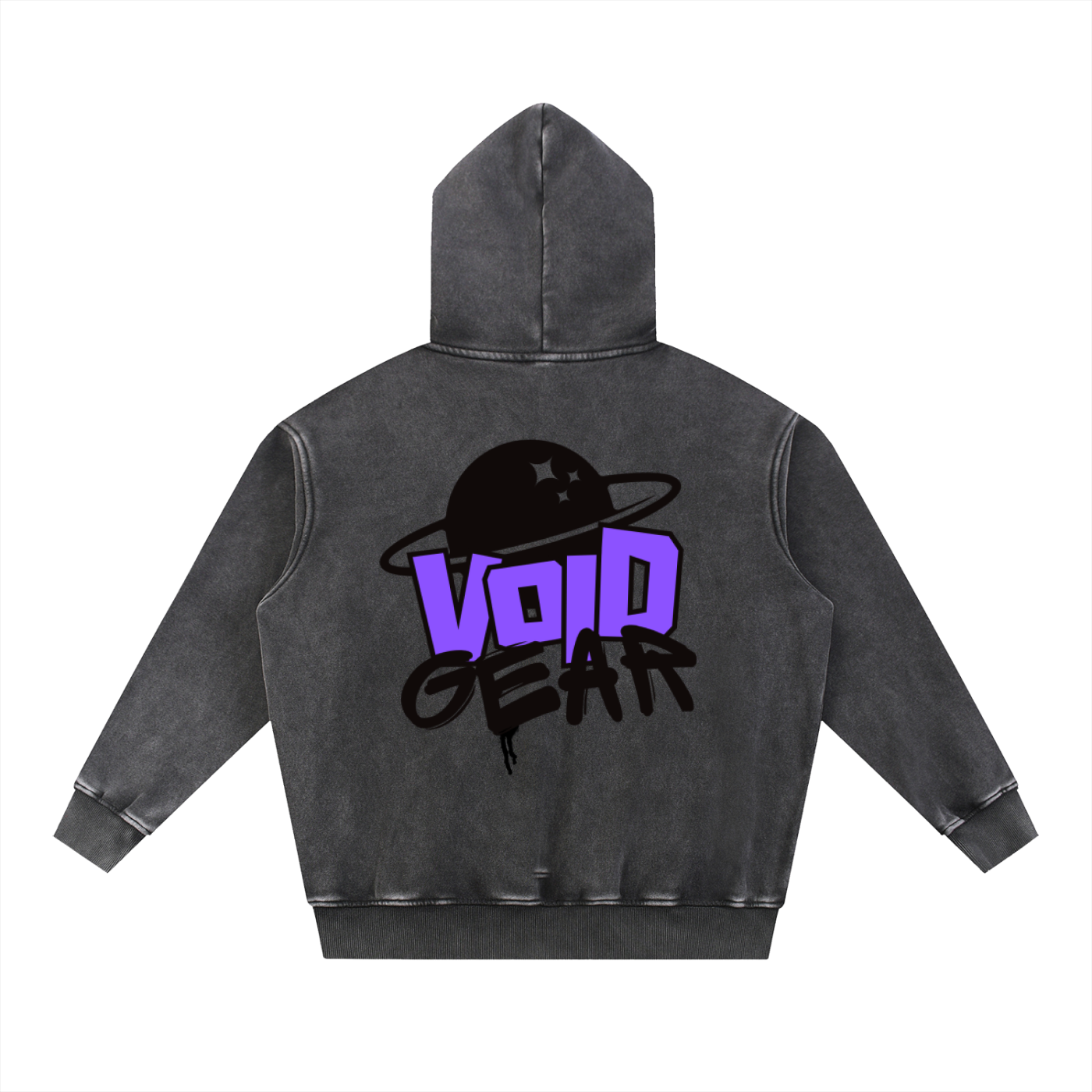 Void Gear Snow Wash Fleece Oversize Hoodie
