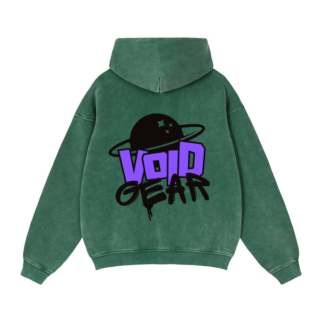 Zip-Through Boxy Fleece Hoodie
