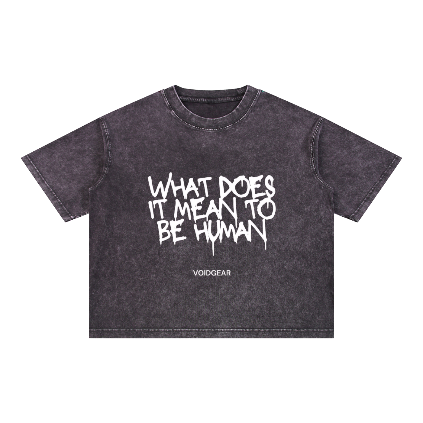 Mineral Wash Boxy Cotton T-Shirt