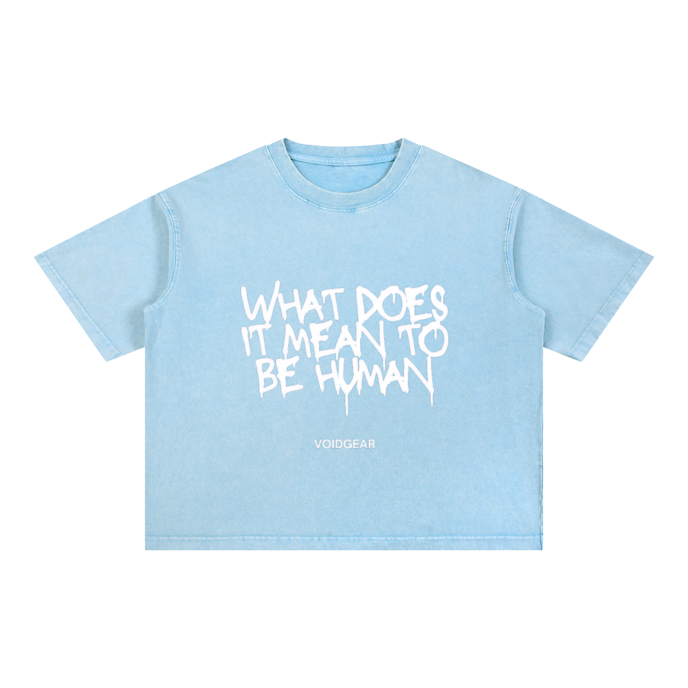 Mineral Wash Boxy Cotton T-Shirt