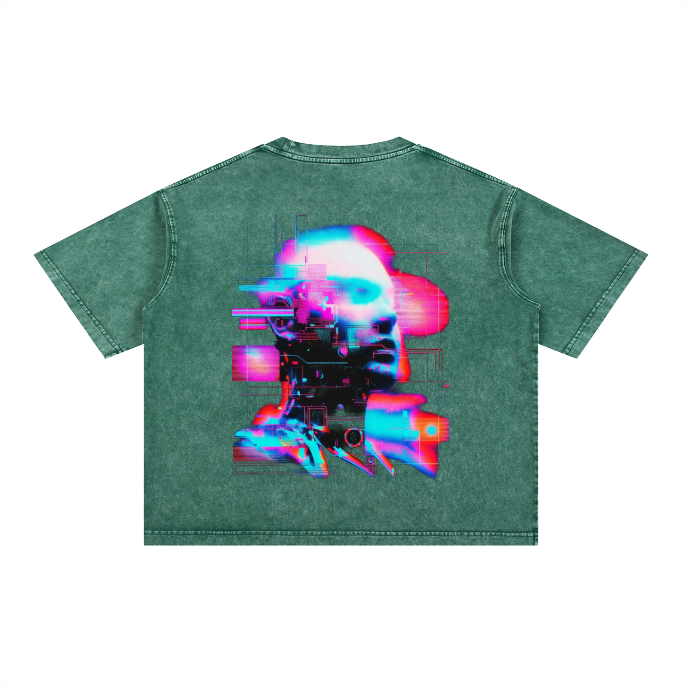 Mineral Wash Boxy Cotton T-Shirt